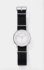 SEIKO Metronome Watch Fragment Edition White Stainless Steel Textile new