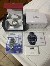 Tissot T-One T038.430.11.037.00 Automatic Day Date Silver Dial Men’s Watch New