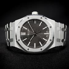 Audemars Piguet Royal Oak 50th Anniversary Black Dial Full Set 41mm 15510ST