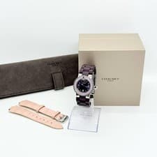 Chaumet Watch Class One 622-19634 Purple Quartz Unisex Pink Sapphire Working