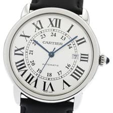 CARTIER Ronde Solo XL W6701010 Date Silver Dial Automatic Men's Watch_955028