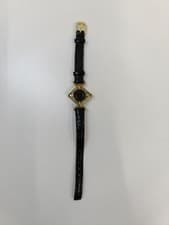 JUVENIA Mystery Dial Handwind Wristwatch Timepiece Vintage Diamond Case