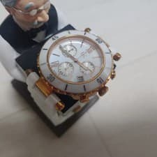 GC Ceramic White Watch - 38-39mm, 10ATM Water-Resistant, Used Official