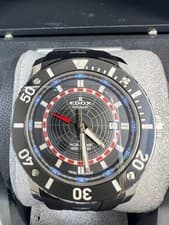 EDOX Class 1 GMT 93005-37N-NOBU World Timer Automatic Men's Watch