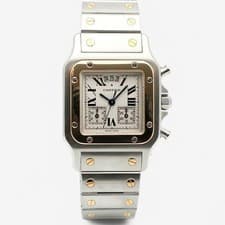 Cartier Santos Galbee Large Combi W20042C4 Vintage Men's Unisex Watch 154946581