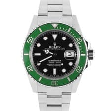 Rolex Submariner Date STARBUCK Stainless Steel Green Black 41mm 126610LV Watch