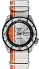 Seiko 5 Sports Orange/White Men's Watch - SRPK73