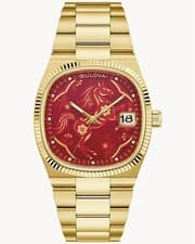 Bulova 97B242 Super Seville Year of the Horse Red Dial Men Watch Limited 888 pcs