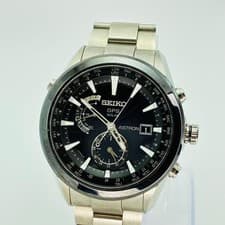 SEIKO ASTRON 7X52-0AA0 SBXA003 GPS Solar Men's Watch Black Dial 16cm