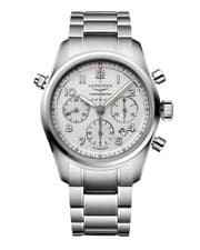 Longines Spirit Chronograph Automatic Chronometer Silver Dial Men's Watch