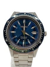 Seiko SARX081 Automatic Watch Blue Stainless Steel Used
