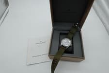 Boxed Hamilton Men's Watch H694390 Khaki Field Swiss Mechanical White Dial 38mm