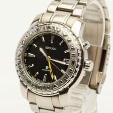 [EXC+5] SEIKO BRIGHTZ Kinetic 5M65-0A70 Titanium Quartz Men's Watch