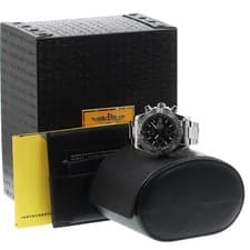 BREITLING AVENGER II A13381 43mm SS Black Dial Automatic Chronograph Date #C295