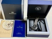 Grand Seiko SBGV243 9F82 Quartz Black Dial 40mm Sport GS Watch Box Paper Japan