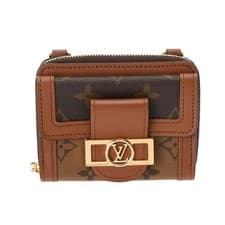 Used LOUIS VUITTON M80724 RFID (IC Chip) Ladies Bi fold Wallet Monogram Reverse