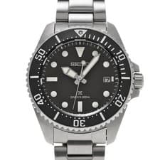 Seiko Prospex Diver Scuba Men's Watch Black Used From Japan