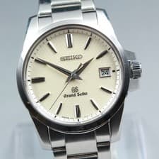 GRAND SEIKO SBGX053 9F62-0AA1 37mm Date Quartz Men's Watch S Sise Near MINT 