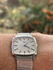 Vintage Longines Stainless Steel TV Case 30mm