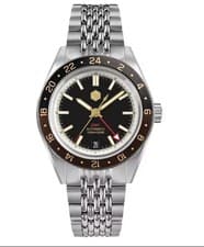 San Martin Automatic GMT 39.5mm GMT 10Bar Automatic Sapphire Bidirectional Bezel