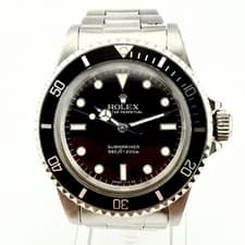 ROLEX SUBMARINER 5513 VINTAGE MEN'S DIVE WATCH - GLOSS DIAL - CIRCA 1985