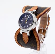 [ MINT ] Louis Vuitton Tambour Q1211 Monogram Belt Ladies Quartz Watch JAPAN