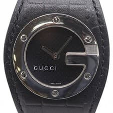 Gucci GVandeur 104 QZ Black Dial Ladies Watch Quartz Working Vintage Rare