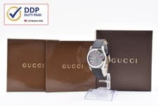 [N MINT w/Box]  Gucci Pantheon 115.4 Black Shell Quartz 36mm Unisex Watch Japan