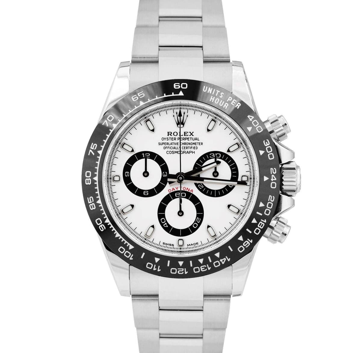Rolex Daytona Cosmograph 40mm PANDA White Ceramic Stainless Steel 116500 LN BOX