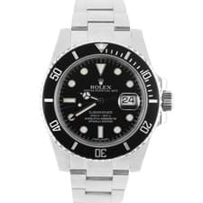 Rolex Submariner Date Stainless Steel Black 40mm 116610 Watch
