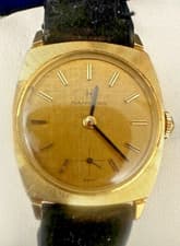 Hamilton 14k Yellow Gold model 637, 17 Jewel, Beautiful Circa 1970 Wrist Watch.