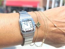 Cartier Stainless Steel Santos Galbee'  De Cartier Small Model 24MM 1565