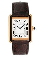 Cartier Tank Solo W5200024 18K Rose Gold Ladies Watch Box Papers