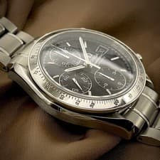 [OVERHAULED] Omega Speedmaster Date 3513.50 Automatic 39mm Black Dial