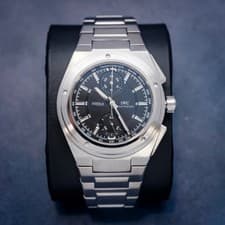 - Iwc Schaffhausen Ingenieur Amg Chrono 42.5MM (iw372501) Steel - Black Dial - W