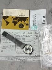 OMEGA Vintage Manual Wind Watch 34mm Working w/ Papers Service Record