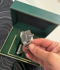 Rolex Oysterdate Precision Black Dial Stainless Steel Date Watch w/ Box