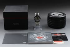 [N MINT BOX] ORIS Williams F1 Team 733-7613 Skeleton Engine Automatic Date Watch