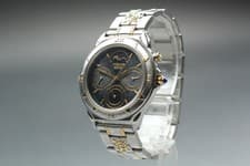 Rare [NEAR MINT] SEIKO PRESAGE Moon Phase 7F39-6070 Qz 100M Women`s From JAPAN