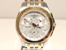 RETRO TWO TONE SWISS  41mm MEN'S CHRONOGRAPH QUARTZ WATCH"TISSOT"1853/P862/962