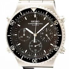 Seiko Speedmaster 7A28-7040 Quartz Black Dial Men's Quartz Watch