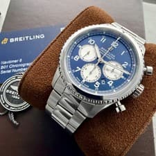 Breitling Navitimer 8 AB0117 B01 Movement Blue Box Papers - Dec 2026  Warranty