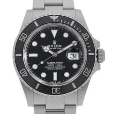 ROLEX SUBMARINER Date 126610LN black Random Number second hand mens