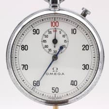 OMEGA Vintage Mechanical Stopwatch White Dial Swiss Made
