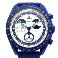 Used Watch Omega Swatch Speedmaster Mission to Earth Phase SO33N703L Quartz
