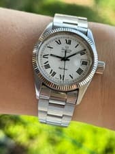 Vintage Paul Picot Levrette Watch Automatic Date Just Style of 1990s Swiss Made