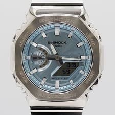 Casio GM-2110D E6GLC5 Quartz Men's Watch Working 13cm Vintage Luxury Japan Rare