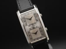 Vintage Hamilton American Traveler Dual Time 6273 Qz 23mm Mens Watch From JAPAN