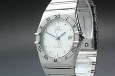 Vintage OMEGA Constellation 396.1070 Quartz Cal.1438 Silver Dial Date 33mm Men's