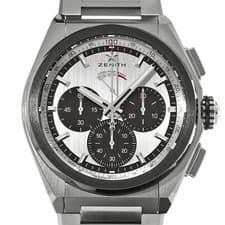 ZENITH Defy El Primero 21 95.9005.9004/01.M9000 Silver/Black Men's Watch #W1131